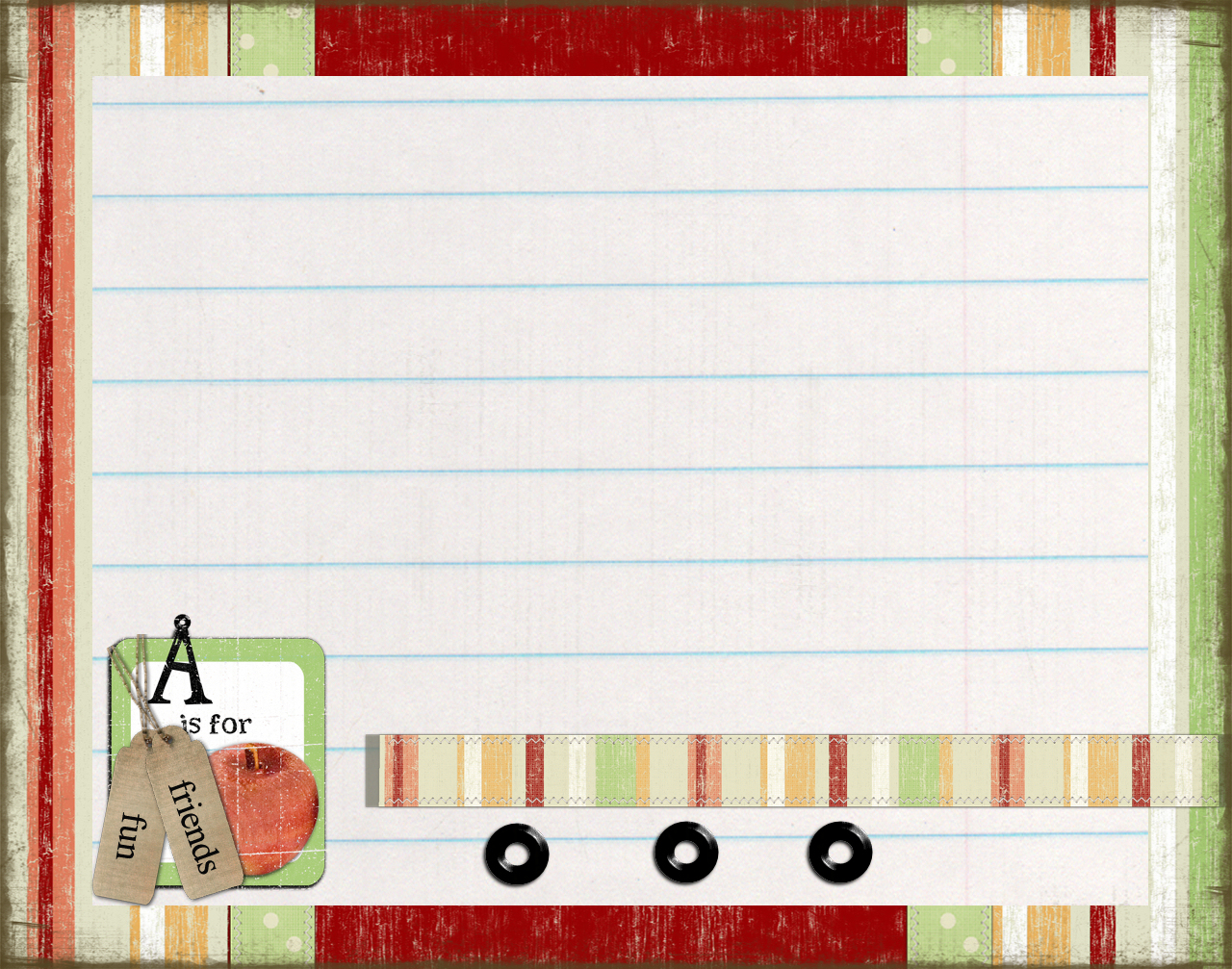 ABC Notepaper Back to School Backgrounds powerpoint backgrounds