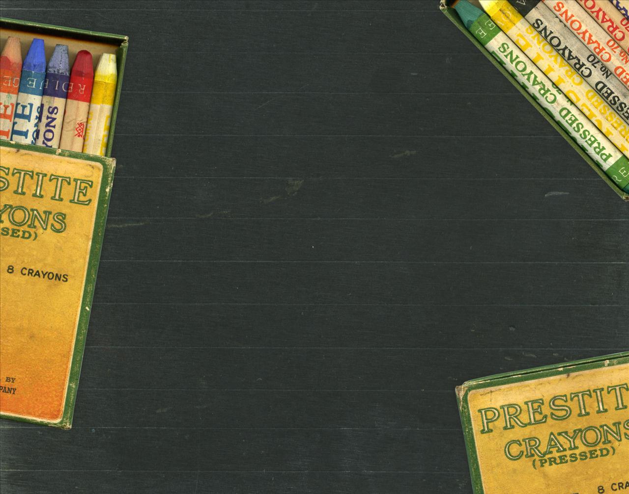 Crayons - Vintage Schoolhouse Backgrounds powerpoint backgrounds