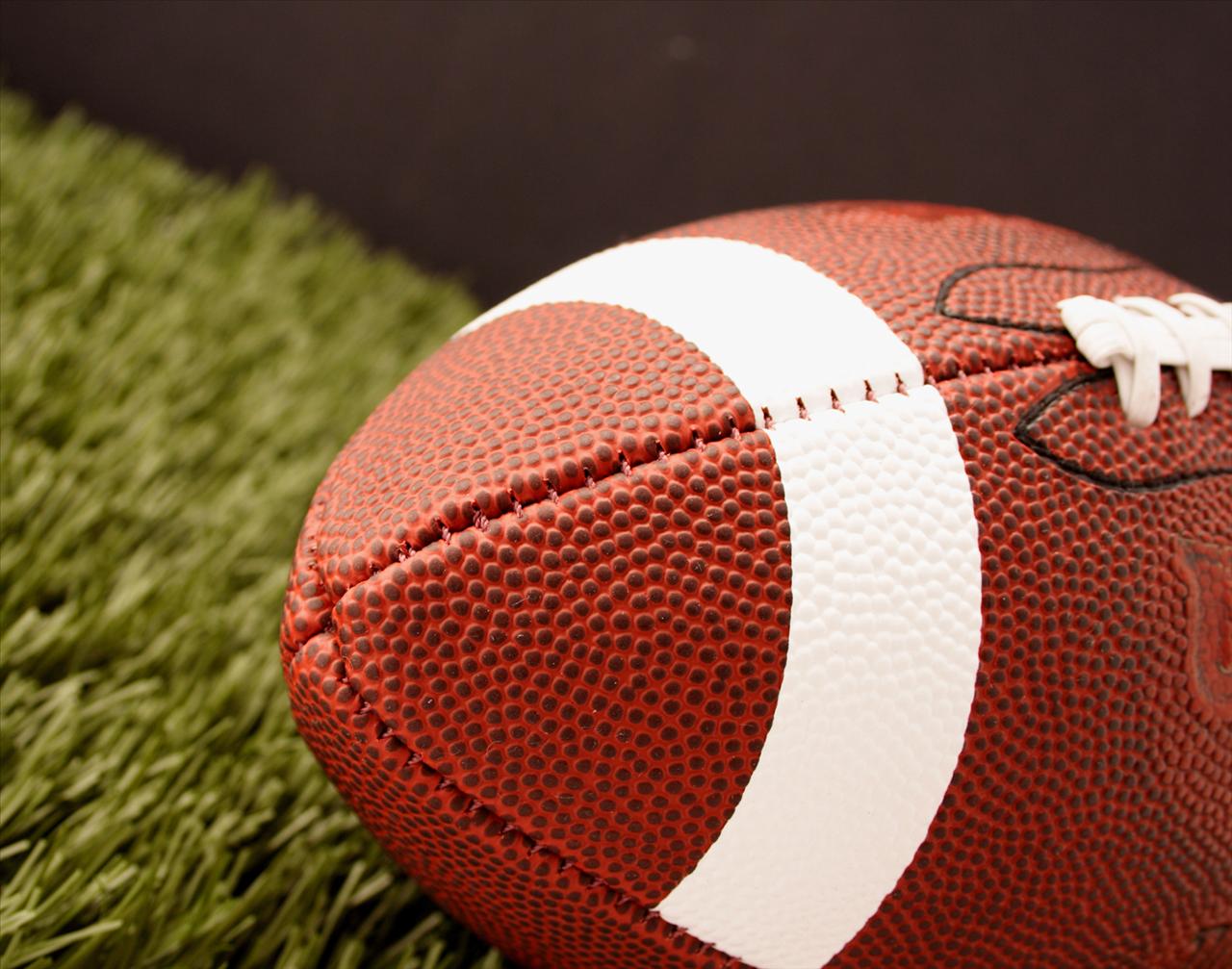 Football Up Close Backgrounds powerpoint backgrounds
