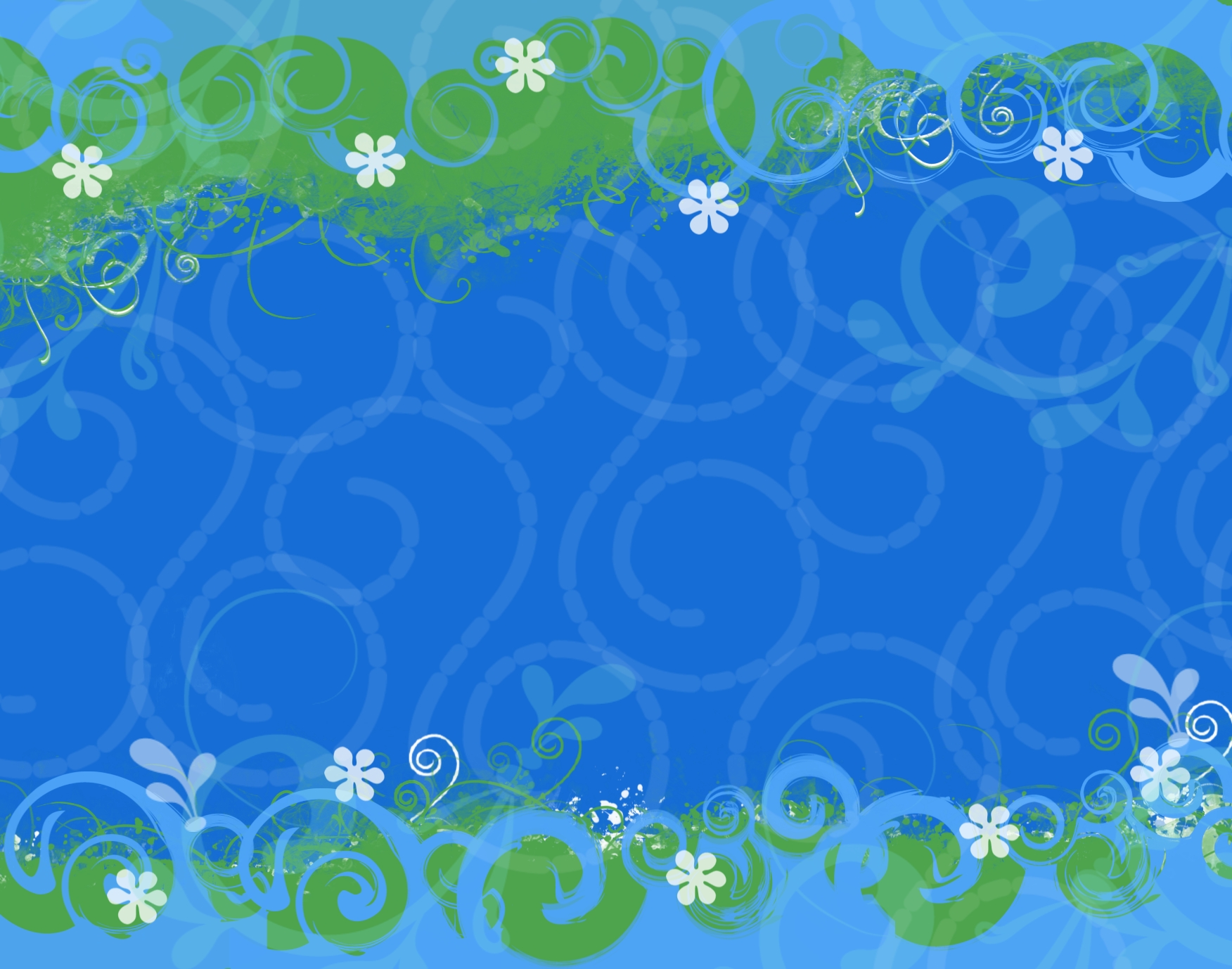 Happy Day Flower Waves Backgrounds powerpoint backgrounds