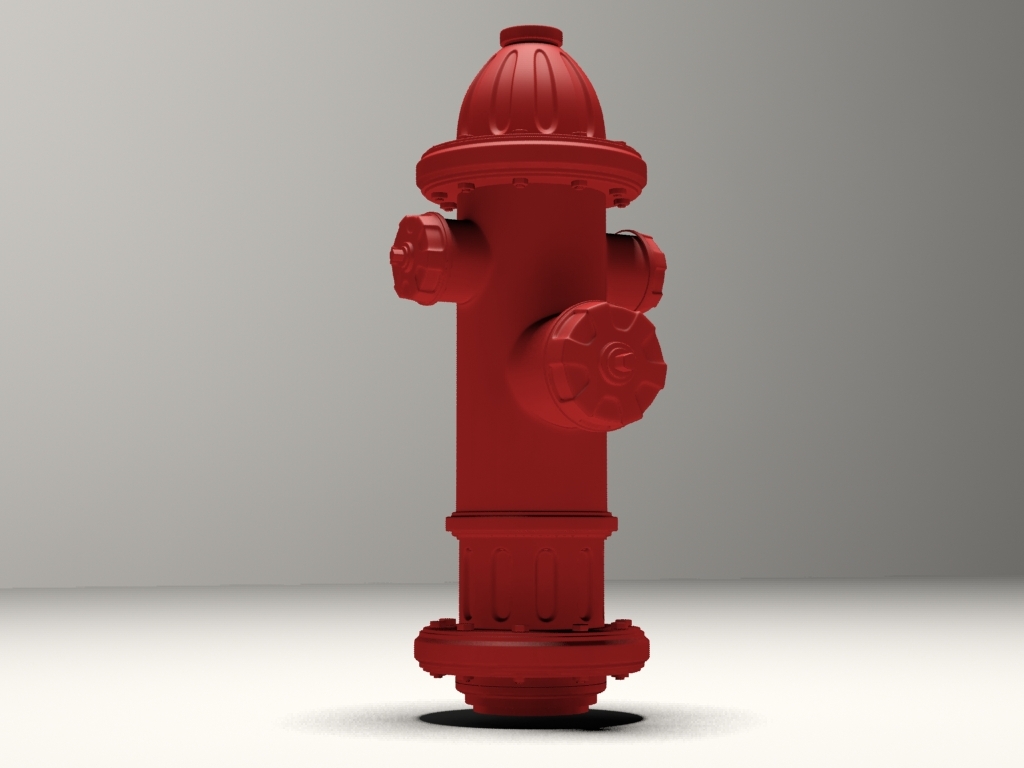 High Poly Fire Hydrant Backgrounds powerpoint backgrounds