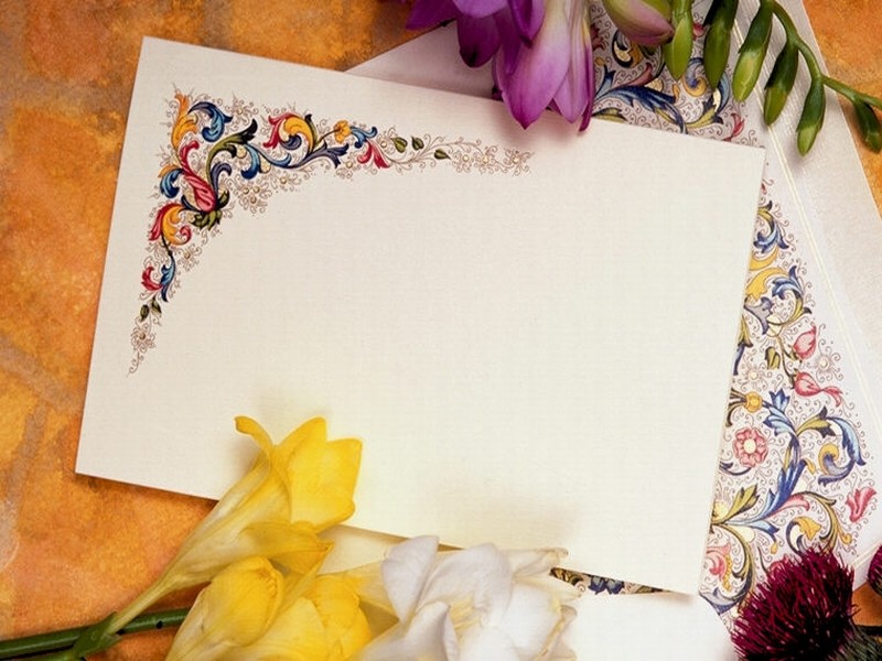 2571 views Wedding invitation floral frame