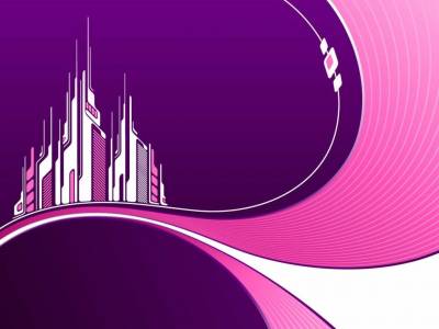 Abstract Futuristic Building Background Thumbnail