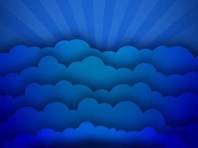 Blue Cloud Patterns Background