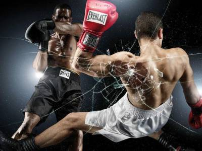Boxing Background Sports Template Background Thumbnail