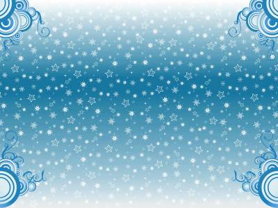 Christmas Winter Blue Frame Background