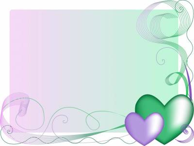 Cute Hearts Colorful Gradient Background
