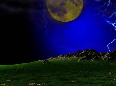 Moon Sky Background