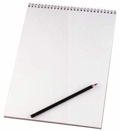 Notebook With A Pencil Background