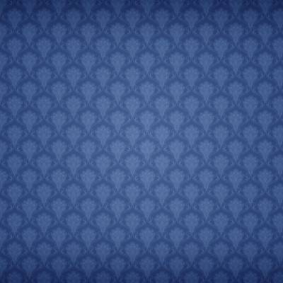 Pattern Blue Floral Background