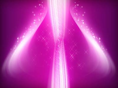 Pink Color Star Light Background Thumbnail