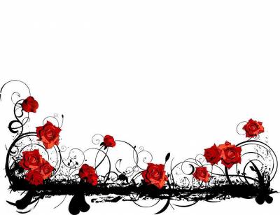 Red Roses And Elegant Classical Unique Background