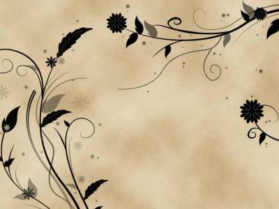 Seamless Floral Swirl Beige Background Thumbnail
