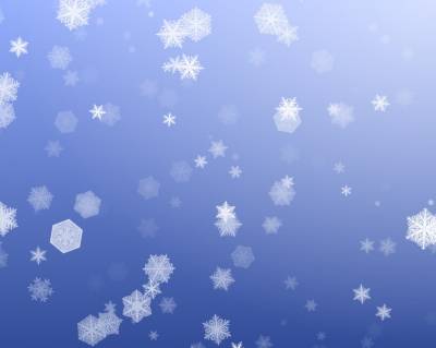 Snowflakes Falling Down Background