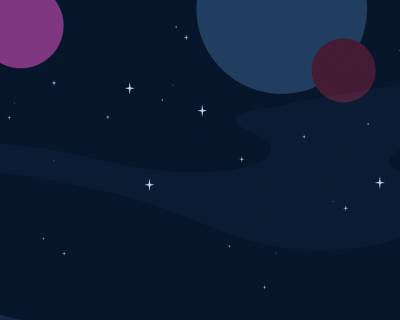 Stars And Planets Figures Background
