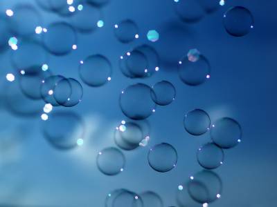 Transparent Bubbles Background