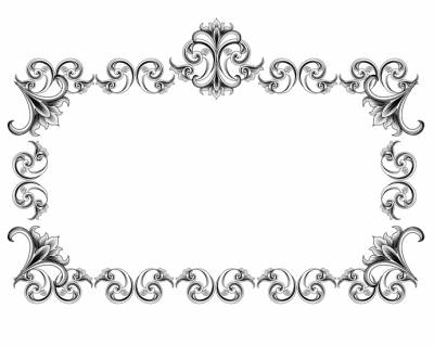 Victorian Style Frame Background