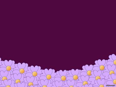 Violet Floral Pattern Background