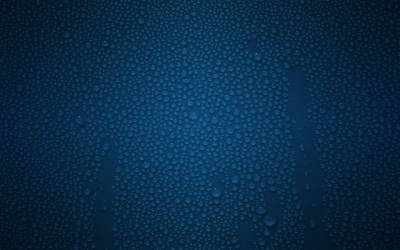 Water Drops On Glass Background