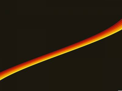 Yellow To Red Curve Background Thumbnail