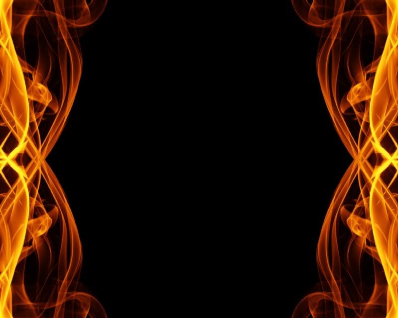  Fire border frame powerpoint background
