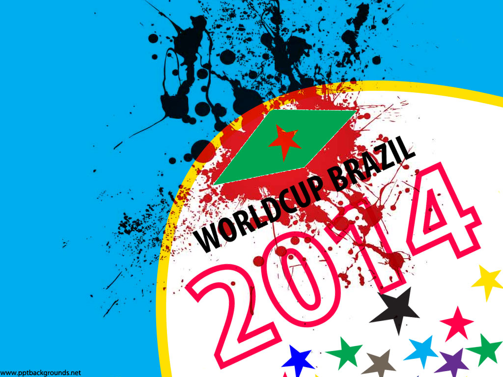 2014 FIFA World Cup Background For PowerPoint, Google Slide Templates