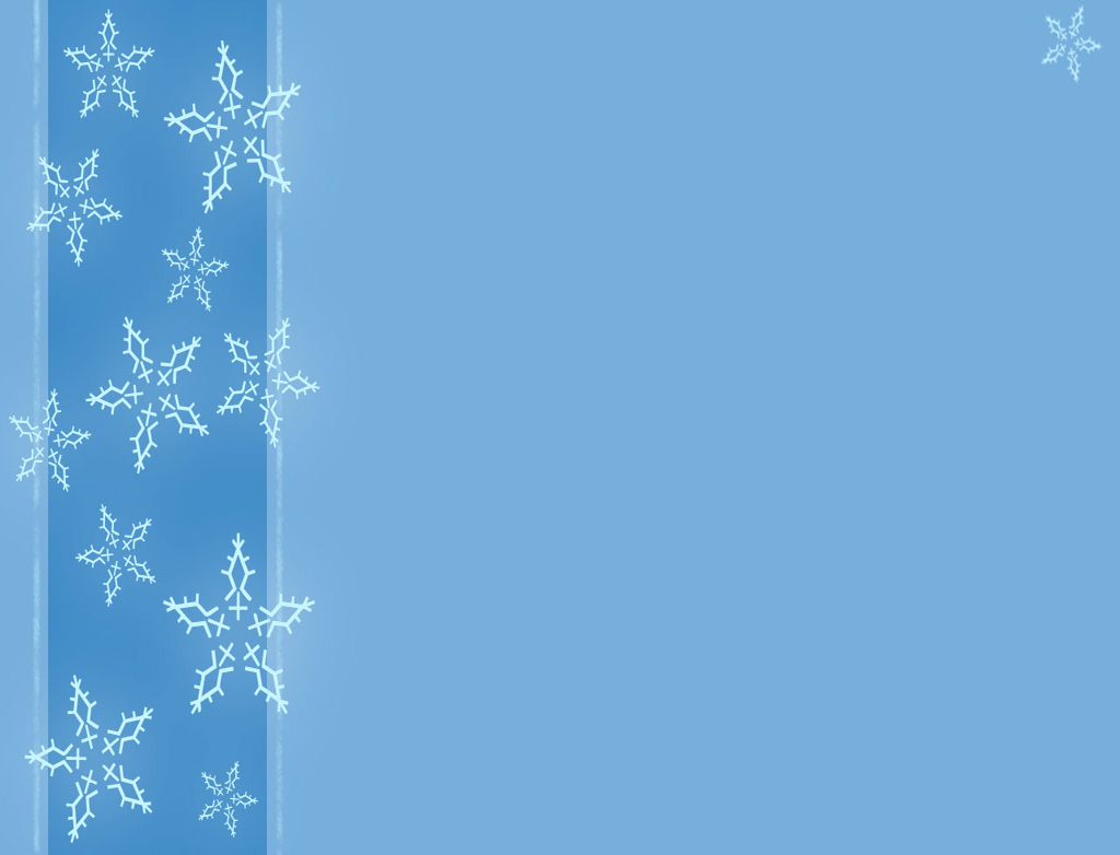 A Winter With Snowflakes Background For PowerPoint Google Slide 