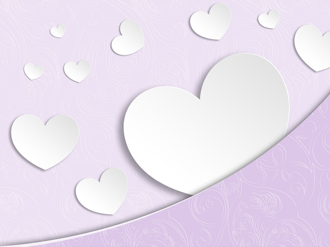 Abstract Heart Elements powerpoint background