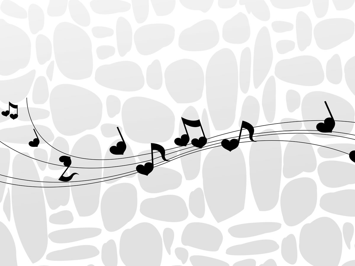 Abstract Musical Note powerpoint background