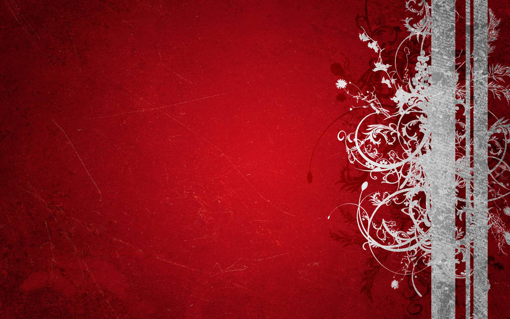 abstract red flourish powerpoint background