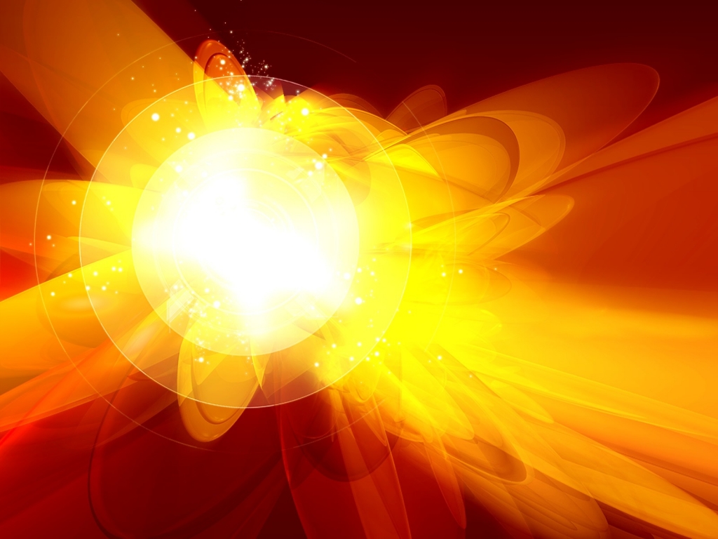 Amber Explosion powerpoint background