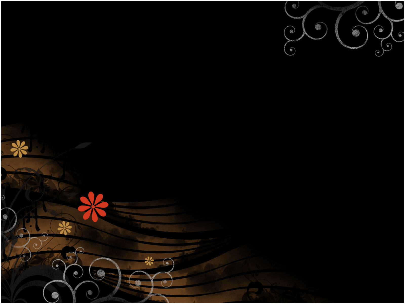 Animated Flower powerpoint background