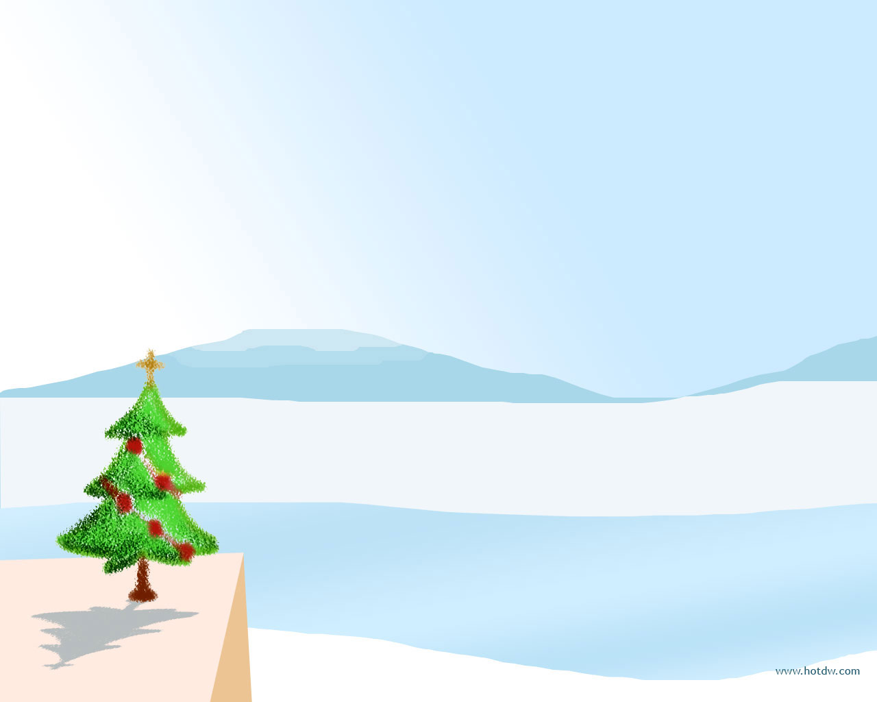 Christmas Tree  powerpoint background