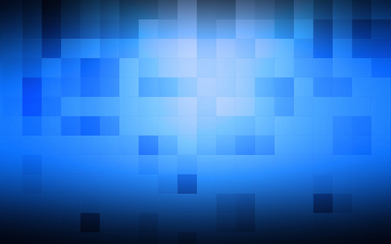 Cubes squares on blue  powerpoint background