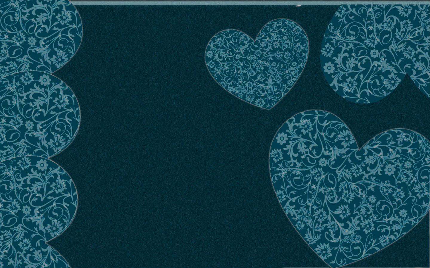 Cute floral of Heart brackets powerpoint background