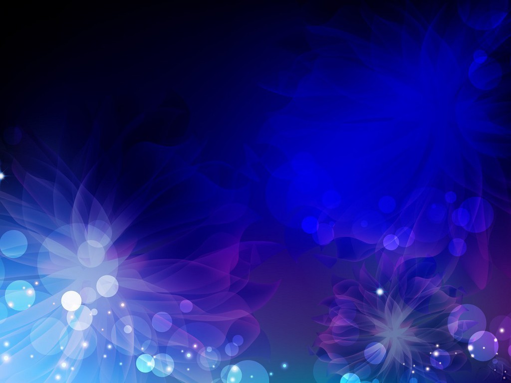 Dark Blue Floral Theme PowerPoint powerpoint background