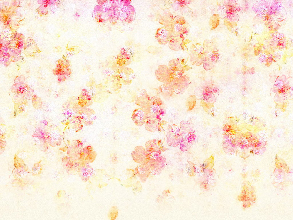Delicate flowers on white  powerpoint background