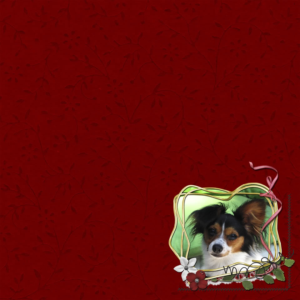 Dog frame powerpoint background