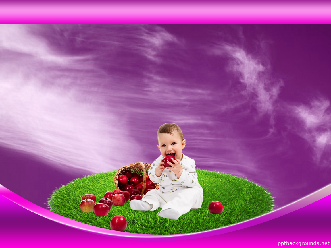Eat an Apple is Sweet Baby powerpoint background