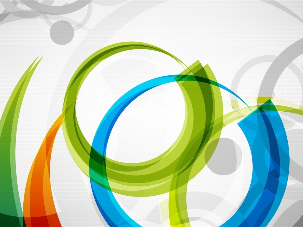 Elegant Colorful Circles powerpoint background