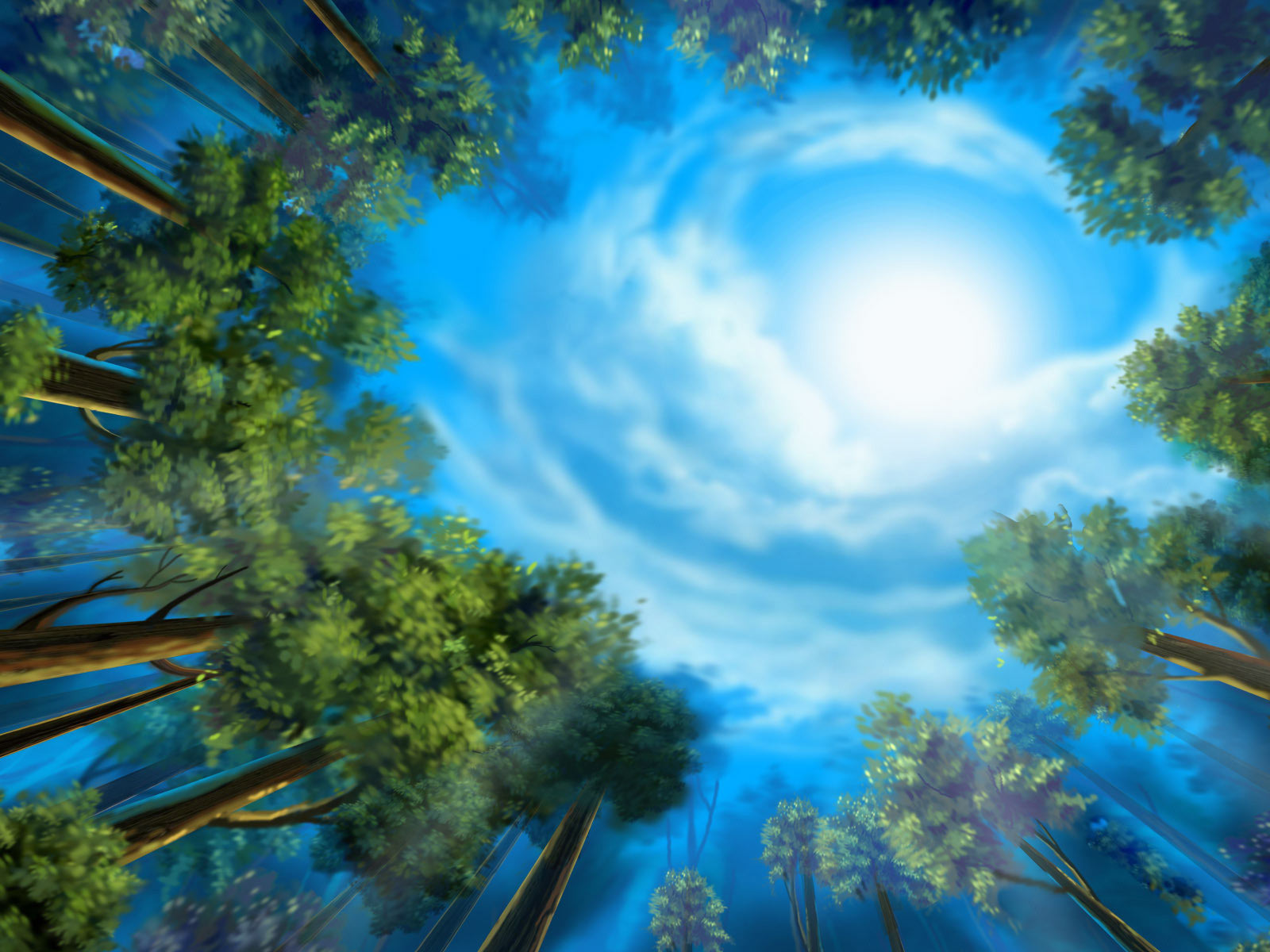 Forest of dreams powerpoint background