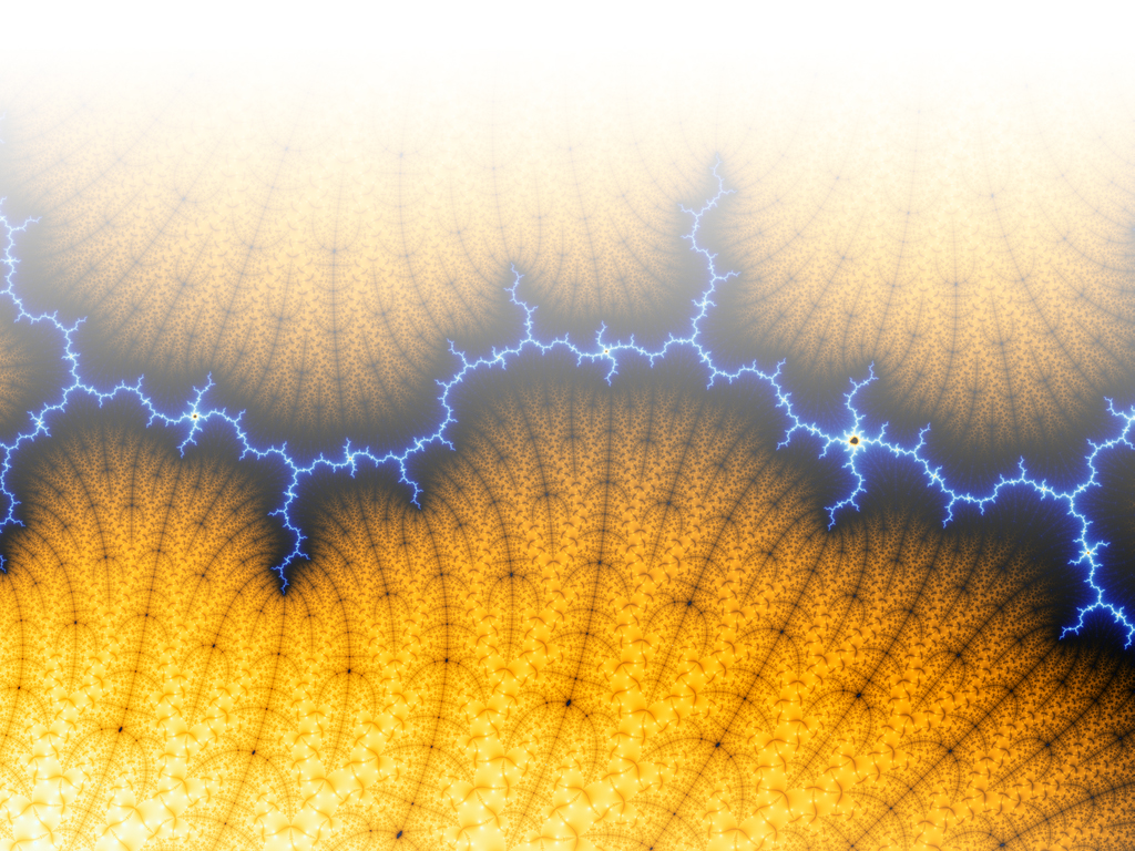 Fractals lightning abstract powerpoint background