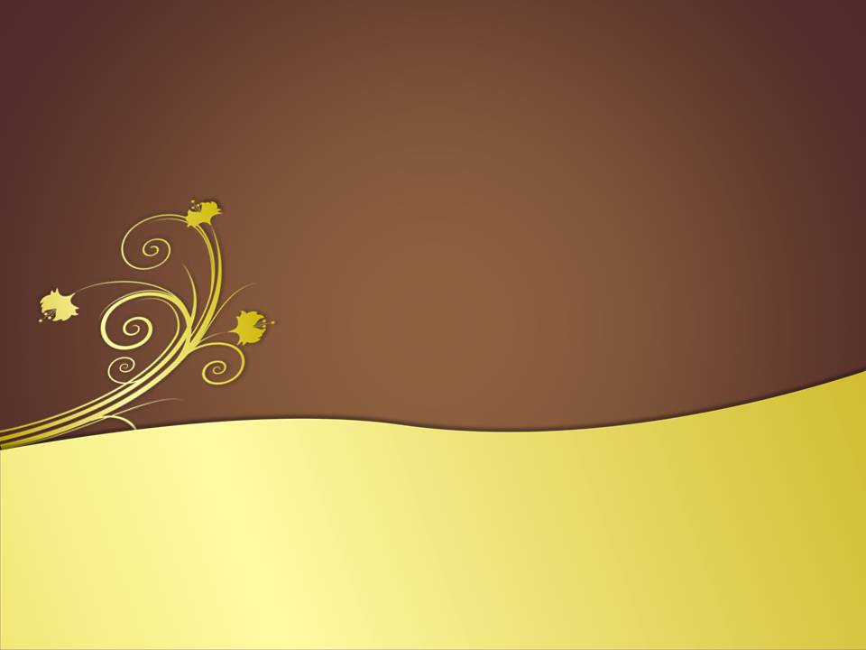 Golden flower design powerpoint background