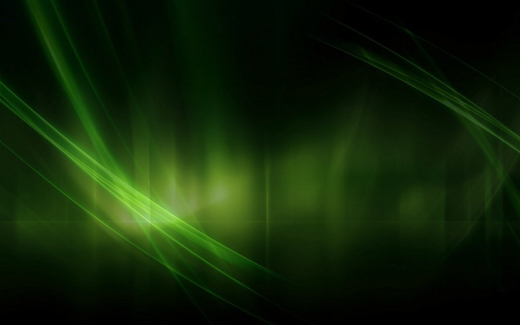 Green abstract light lines powerpoint background