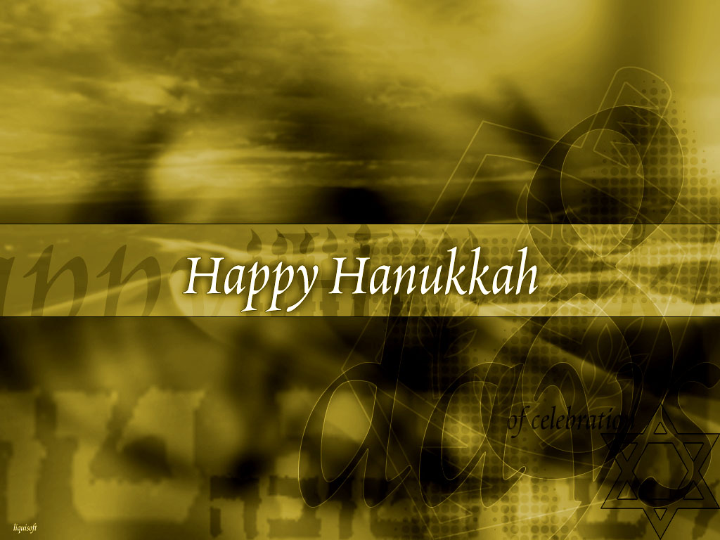 Happy hanukkah powerpoint background