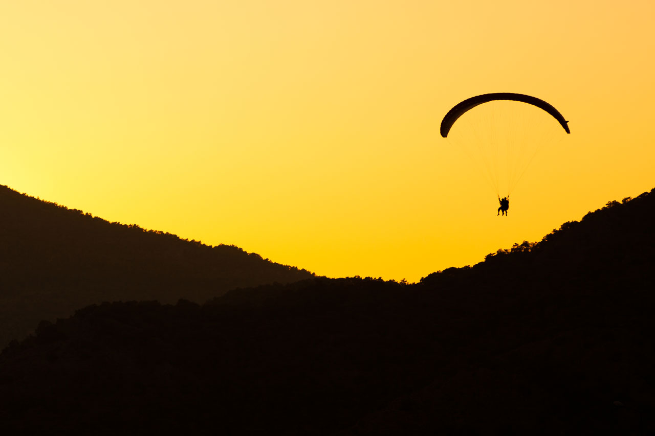 Paragliding powerpoint background