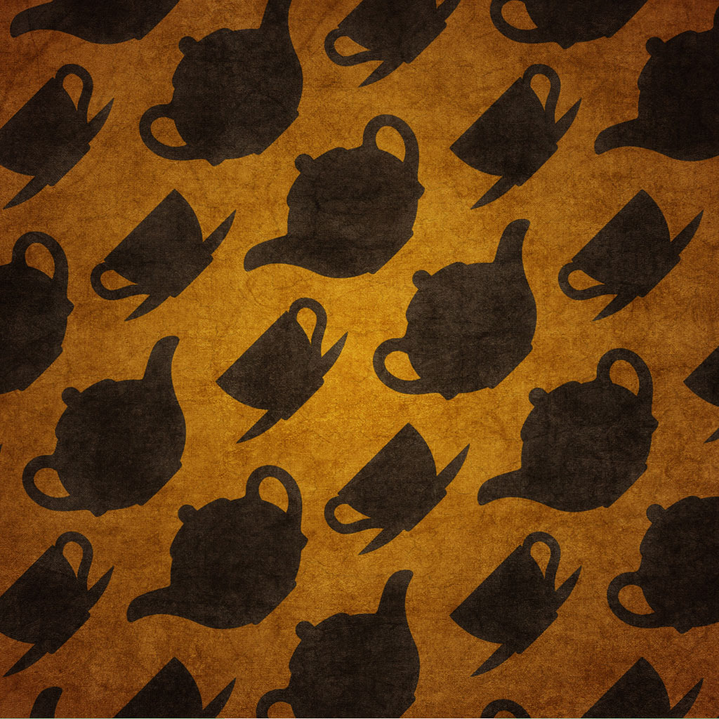 Pattern Coffee Mug powerpoint background