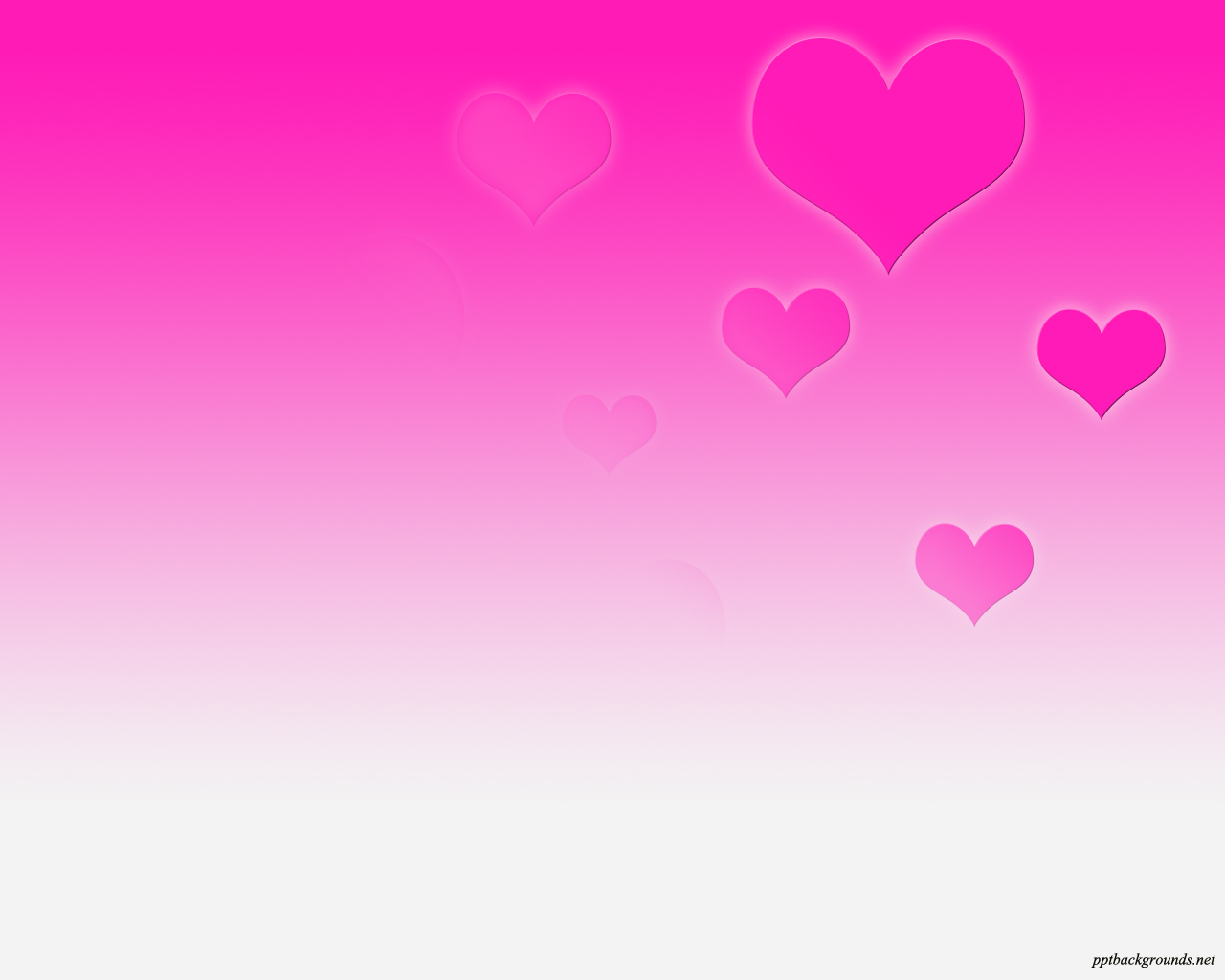 Pink Background Heart Patterns powerpoint background