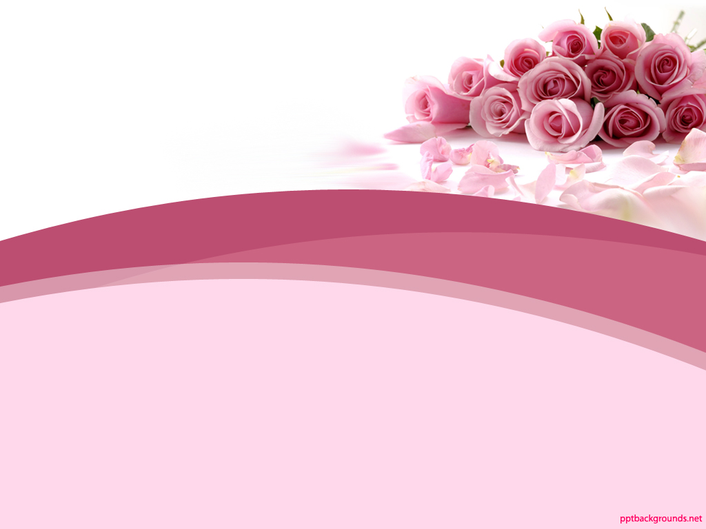 Pink Rose Abstract Beauty powerpoint background