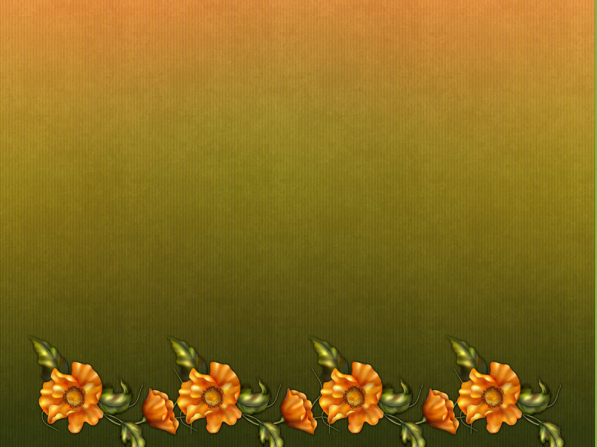 Plastic Golden Flowers powerpoint background